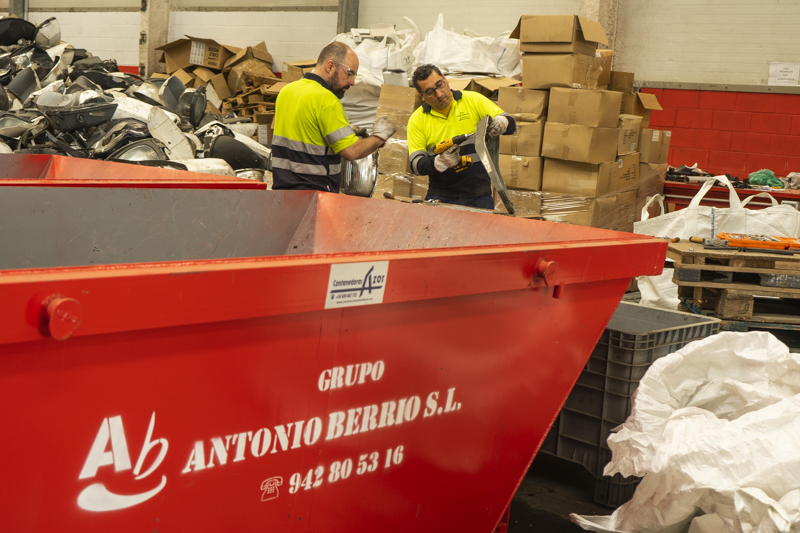 Áreas de actividad de Noribérica de Reciclajes